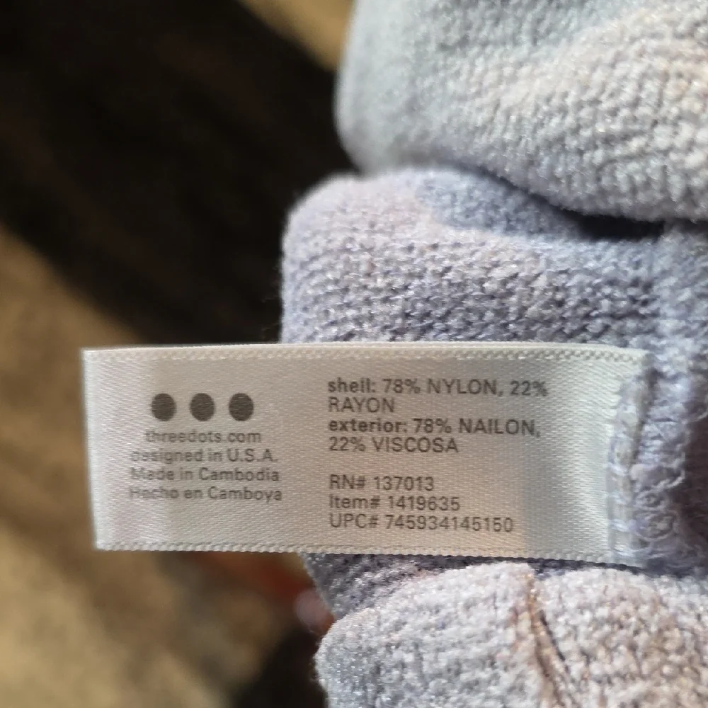 Three‎ Dots Lavender Marled Lightweight Pullover Size S